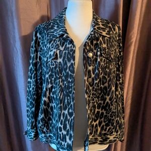 Carole Little Black and White Patterned Jacket